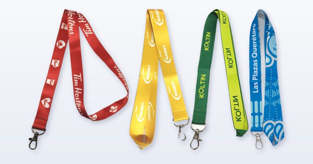 Lanyards personalizados de varios colores